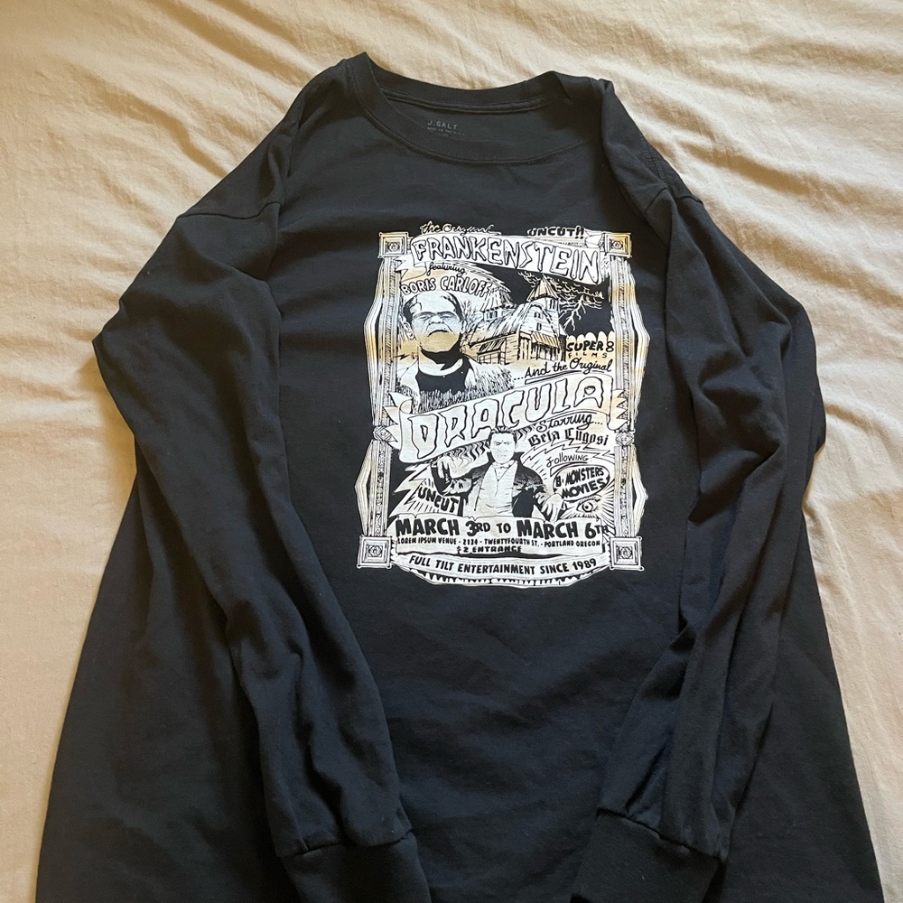 Brandy Melville Frankenstein Long Sleeve Tee